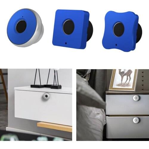 Smart aluminum alloy electronic fingerprint drawer lock suitable for wardrobe shoes cabinet office drawer fingerprint lock