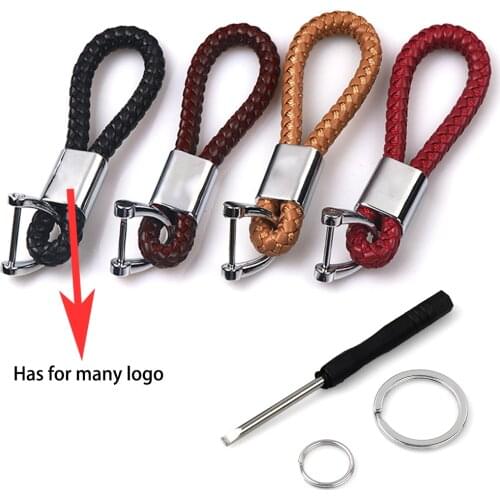 1pc Cool Metal Auto Parts Braided rope Keychain Key Ring For BMW E28 E30 E34 E36 E39 E46 E52 E53 E60 E61 E62 E70 E71 E90 E91
