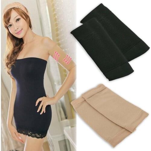 2Pcs Popfeel Slim Arm Shaping Shaper Massaging Bodybuilding Elastic Strap Trimmer Belts Arms Sleeve Massage