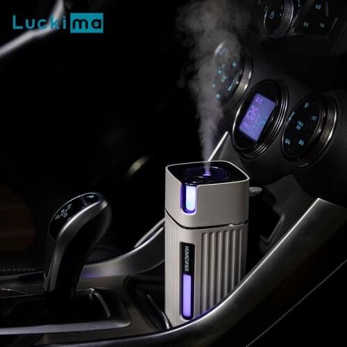 300ML Car Air Humidifier Essential Oil Aroma Diffuser for Office Home with LED Night Lamp Mini USB Cool Mist Maker Fogger