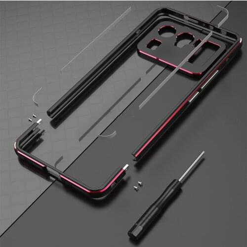 For Xiaomi 11 Ultra Case Aluminum Metal Bumper for MI 11 Ultra Frame Metal Camera Protective Film for Xiaomi11 Ultra Phone Shell