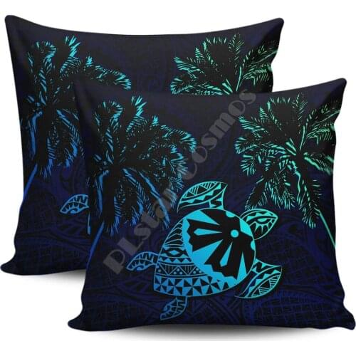 Fiji Islands Tapa Turtle Pillow Cover Pillowcases Throw Pillow Cover Home Decoration Double-sided Printing