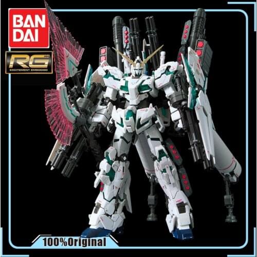 BANDAI RG 1/144 FA RX-0 Full Armor Unicorn Gundam Out of Print Rare Spot Action Figure Kids Assembled Toy RG 30