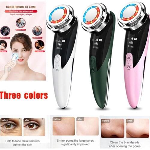 Photon Skin Rejuvenation Face Massager Cleaning Lifting Remove Anti Blackhead Frequency Aging Remove Beauty Radio Wr R5A0