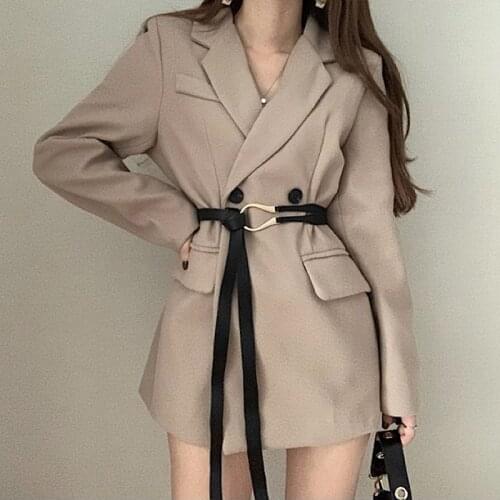 Heeylace Women's Long Blazers