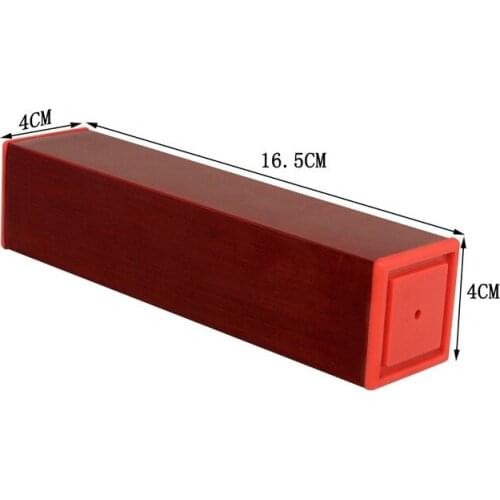 MJ-05 Rectangular Red Metal Sand Tube Rhythm Sand Tube Accompaniment Sound Tube Orff Puzzle Early Educational Instrument