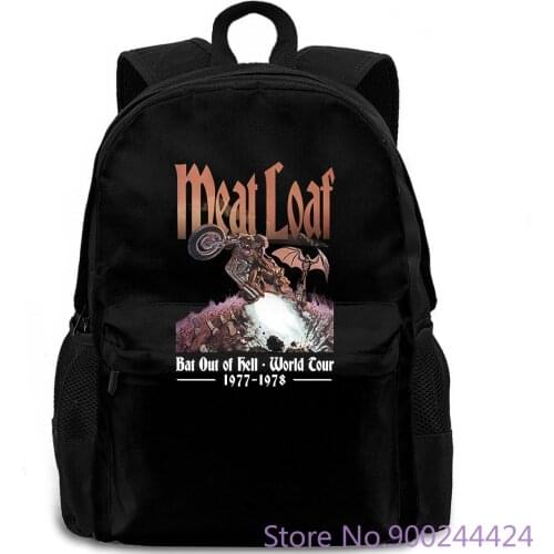Meatloaf Bat Out Of Hell World Tour 1977-78 Official Mens Newest 2019 Men Fashion backpack