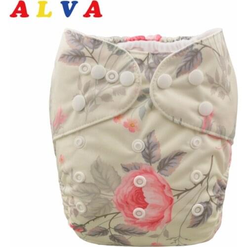 New Arrival! Alvababy One Size Fits All Cloth Diaper Baby with Microfiber Insert H066