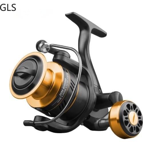 NEW HM1000-7000 Series Full Metal Spool Spinning Reel 5.2:1 High-speed Carp Fishing Wheel Max Drag 8KG saltwater spinning reel