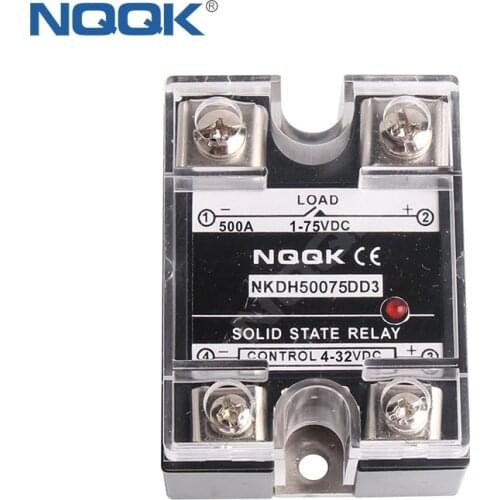 500A LOAD 75 V DC CONTROL 32V DC Single Phase SSR solid state relay