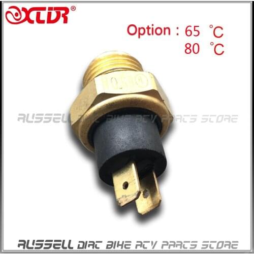 65 D 80 D Radiator ATV Cooling Fan Water Temperature Sensor Switch For ATV Quad Chinese 110cc 200cc 250cc