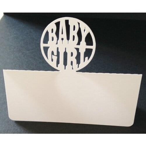 Baby girl Place Cards, Holiday, Wedding bridal baby shower Dinner Party, Seating Reception, Escort table number name card