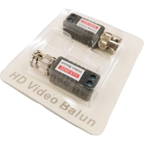 NCHTEK HD-CVI/TVI/AHD Passive Video Balun, Camera CCTV BNC CAT5 Video Balun Transceiver Adapter/Free shipping/2PAIRS(4PCS)