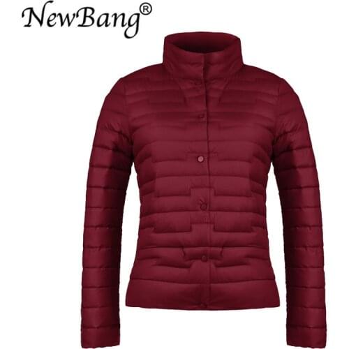 NewBang Ultra Light Down Jacket Women Duck Down Feather Coat Windproof Thin Warm Light Weight Female Jackets