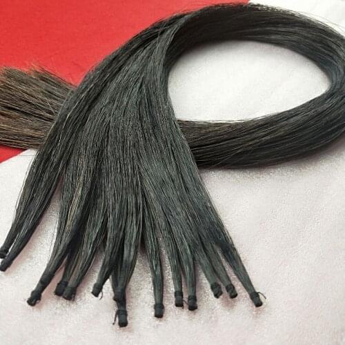 250 g black Horse Hair Horse Tail Hair Violin Bow Hair 90-95 cm