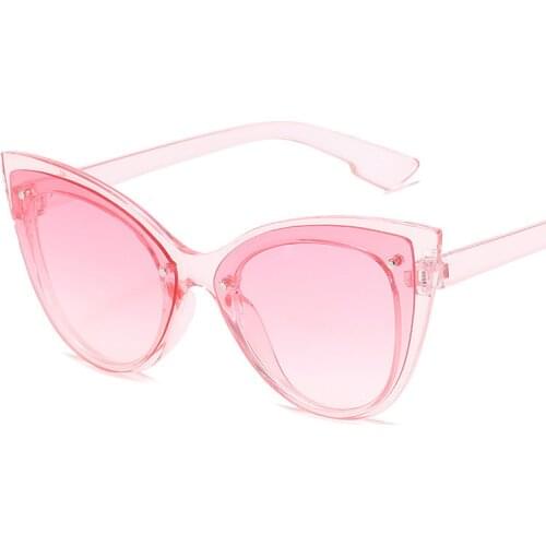 Fashion Women Cat Eye Sunglasses Luxury Brand Designer Vintage Gradient Glasses Retro Cat Eye Sun Glasses Female Eyewear UV400