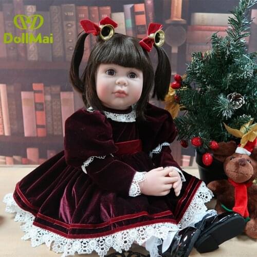 Special offer Reborn toddler doll 60cm silicone vinyl limbs reborn baby doll play house toys bebe reborn princess doll gift
