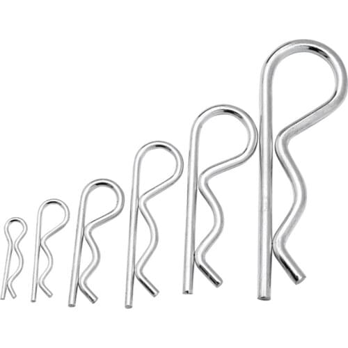 10/20pcs Retaining Split Beta Pins M1.6 M1.8 M2 M2.5 M3 R Clips for Securing Clevis Pins