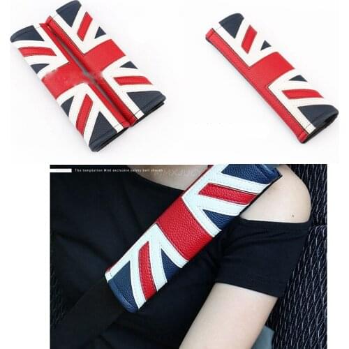 2pcs Universal Car Styling Seat Belts Padding Pad Trim Shoulder Decoration Driver & Passenger Side for Women Girls