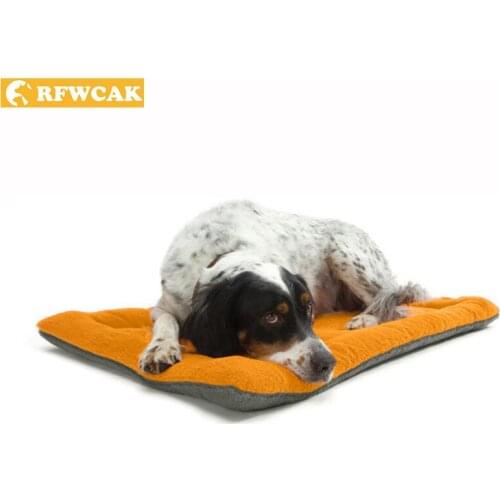 RFWCAK Four Seasons Dog Bed Pet Cushion Warm Sleeping Mattress Bed Cat Cozy Nest Kennel Pet House Mat Bedding