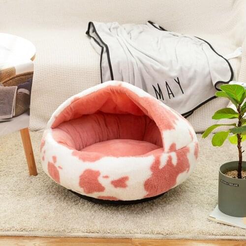 Winter Autumn Plush Dog Bed Warm Sleeping Sofa Windoe Mats Soft Pet Cushion Kennel Washable Cat Lounger House Cushion