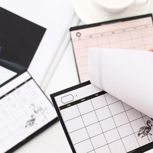 1PC 30 Sheet Creative Simple Weekly Planner Book Desktop Schedule Month Plan Tear the Notebook Work Efficiency Summary