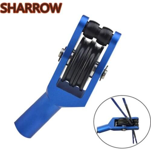 1pc Archery Bowstring Cable Slide Compound Bow String Splitter Roller Glide Replacement Bowstring Separator Shooting Accessories