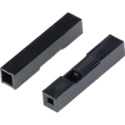 100pcs DP-S-1P 2.54mm 1Pin Dupont Plastic Shell Head Plug Dupont Housing Pin Header Jumper Wire Housing Connector