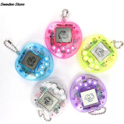168 Pets in 1 Virtual Cyber Nostalgic Pet Toy Tiny Game game Random Colors Party Favor Pets Keychains Toys 1PC