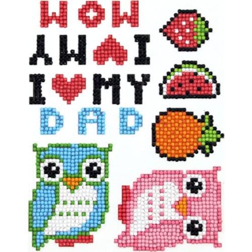 2020 New Arrival Diamond Painting Stickers Diamond Embroidery Cross Stitch Fashion Style DIY Kids Gift Home Decor