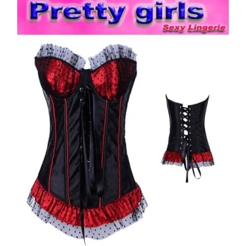 Free shipping, purple lace corset lingerie , corset+G-string, size s,m, l, xl, m1940