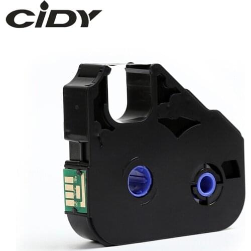 CIDY 1pcs MK-RS100B compatible Ink Ribbon Cassette cable ID printer Mk1000,Mk2000,Mk1100,Mk2100,MK1500,MK2500,M-11C, M-1STD