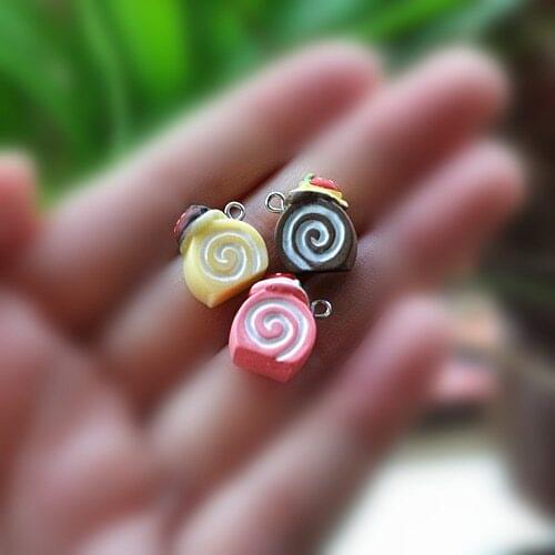 Diy charms necklace cake pendant for Necklace/Bracelet