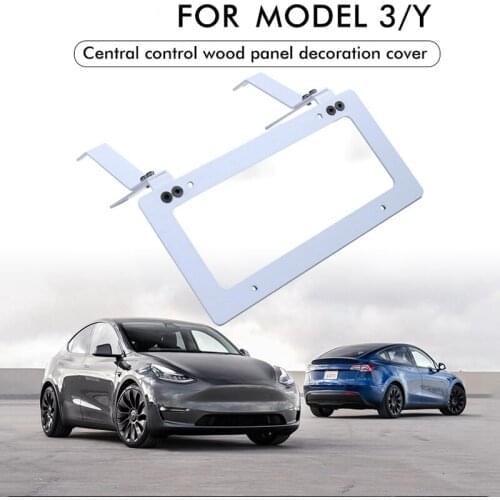 For Tesla Model 3 US Version Universal Car License Plate Frame Number Plate Metal Holder Mounting Holder