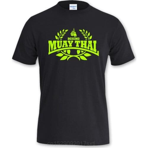 T Shirt Men Funny Tees Short Sleeve Muay Thai Boxer Hooligan Fighting Sporter Printing Shirt