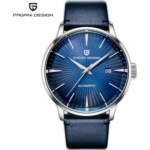 PAGANI Mens Watches Top Brand Luxury Watch Men Automatic Mechanical Watch Men Leather Waterproof Clock Man Relogio Masculino