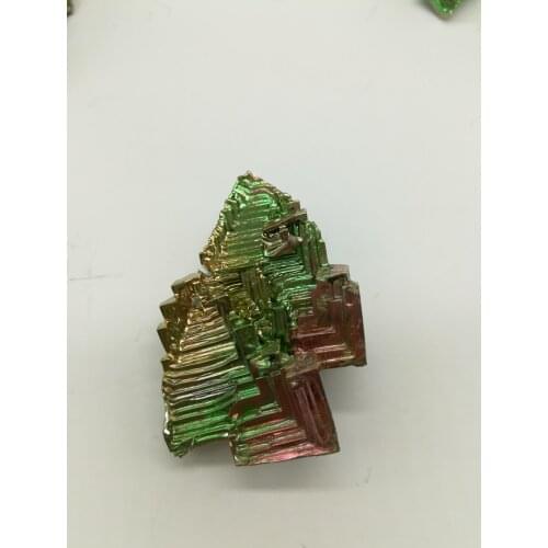 New arrival Bismuth rainbow bright crystal geode weight element Bi Mineral random delivery ( 32-36g)(1Pc)