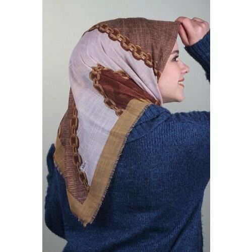 NUR SILK PATTERNED LINEN FLAMLI SCARF-DESEN-26-RENK-04