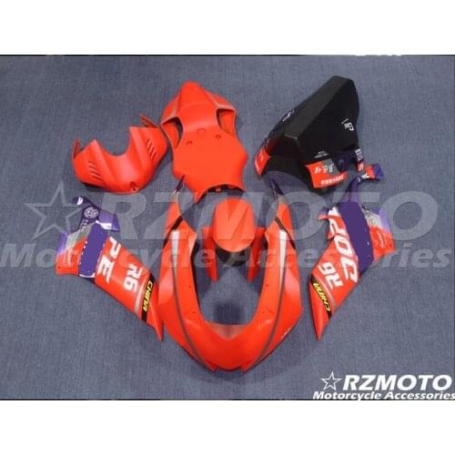 New track version fiberglass fairing For YAMAHA R6 2017 2018 2019 2020 Available in various colors No.2888