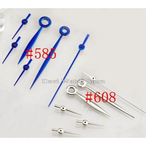 PARNIS 16MM/16MM/12MM/5MM BLUE/SILVER HANDS FIT ASIA ST25 SERIES AUTOMATIC MOVEMENT