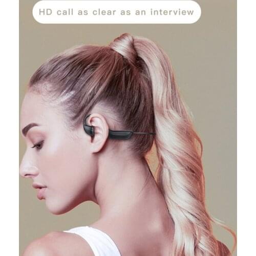G100 Semi-closed Durable Bone Conduction Headphones Outdoor Sports Headphones With Mic Handsfree Headphone
