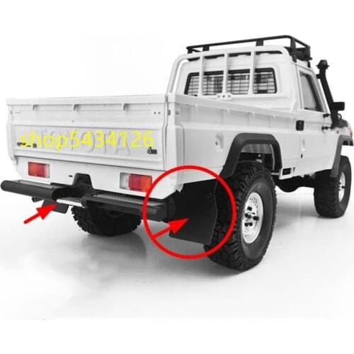 Rc Car Rubber Mud Flap For 1/10 Rc 4WD TF2 LWB Chassis + Killerbody LC70 Body