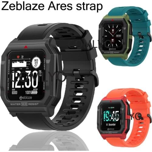 Zeblaze Ares strap smart Watch band Silicone Replacement wristBand Sport waterproof Strap Bracelet