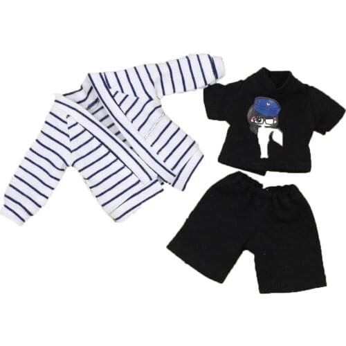 ICY DBS Blyth DollDBS Blyth icy 1/6 30cm bjd clothes Cute three-piece leisure High Quality reborn girls Toy Gifts