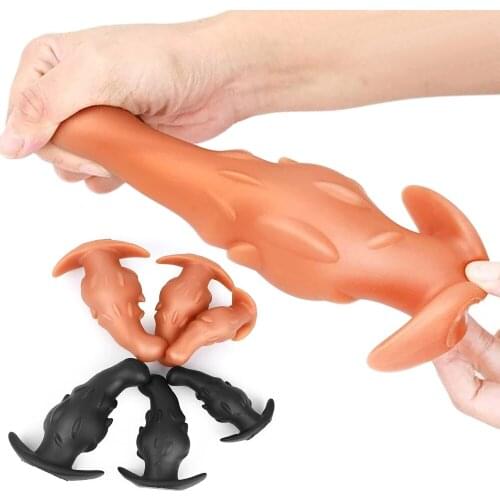 Silicone Anal Plug Big Dildo Anal Beads Adult Sex Toys For Women Men Huge Soft Big Egg Anal Dilator Sexy Product Tool Butt Plug