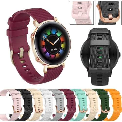 Replacement Watchband For Huawei watch 2/GT2 42/magic 2 42/ES Wrist Strap For Polar Ignite Silicone Bracelet Accessories 20mm