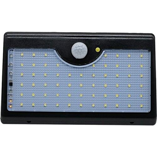 SZYOUMY 60 led Solar lights Super bright 1300lm Lamp with five modes For Outdoor wall garden park