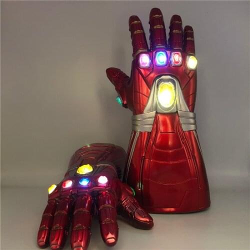 1: 1 4 Gauntlet Gloves War Light LED Action Figure Cosplay Prop Halloween Gift Children