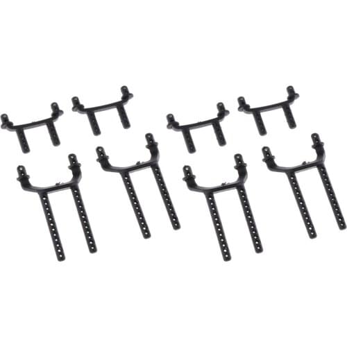 1/28 Front Rear Body Shell Mounts 8Pcs For Wltoys K989 RC Accessories Black