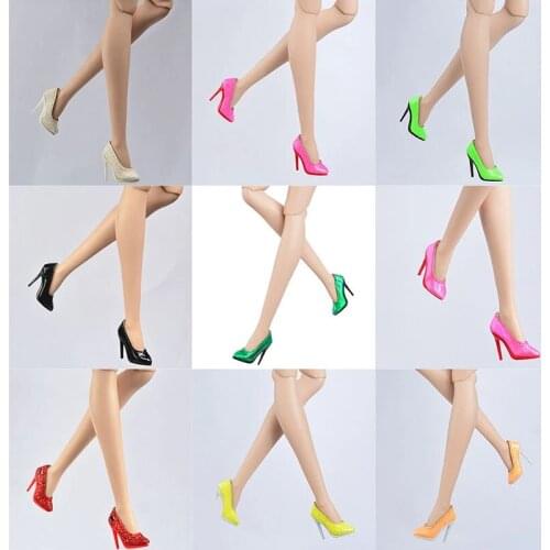 1/6 FR FR2 FR6.0 Nu.Face Shoes Pumps with Sequins Shoes Model Fit 12" Female Action Figure Body